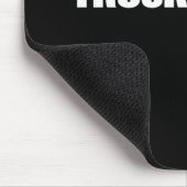 DIENSTFREIE LKW-FAHRER-DUNKELHEIT MOUSEPAD (Ecke)
