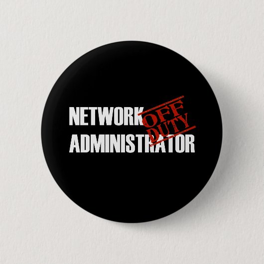DIENSTFREIE NETZadmin-DUNKELHEIT Button (Vorderseite)