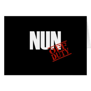 DIENSTFREIE NONNEN-DUNKELHEIT