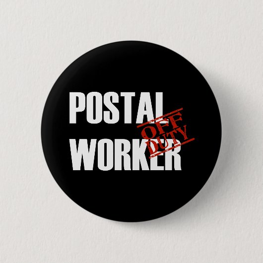 DIENSTFREIE POSTANGESTELLTER-DUNKELHEIT BUTTON (Vorderseite)