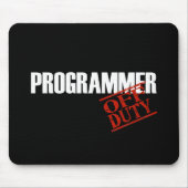 DIENSTFREIE PROGRAMMIERER-DUNKELHEIT MOUSEPAD (Vorne)