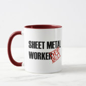 DIENSTFREIE SHEEET METALLarbeitskraft Tasse (Links)
