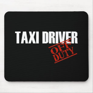 DIENSTFREIE TAXI-FAHRER-DUNKELHEIT MOUSEPAD