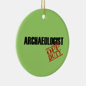 Dienstfreier Archäologe Keramik Ornament (Rechts)