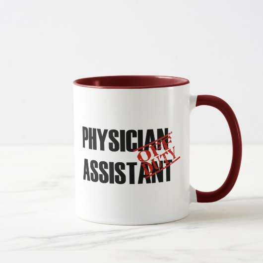 DIENSTFREIER Arzt-Assistent Tasse (Rechts)