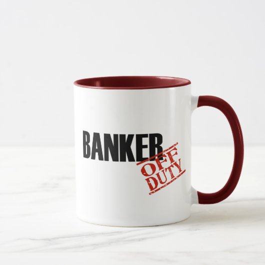 Dienstfreier Banker Tasse (Rechts)