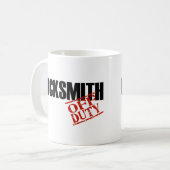 DIENSTFREIER BAUSCHLOSSER KAFFEETASSE (Vorderseite Links)