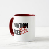 DIENSTFREIER Bewährungshelfer Tasse (Vorderseite Links)