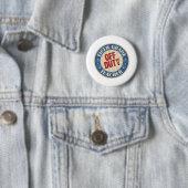 Dienstfreier fünfter Grad-Lehrer Button (Beispiel)