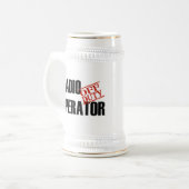 DIENSTFREIER FUNKER BIERGLAS (Vorderseite Links)