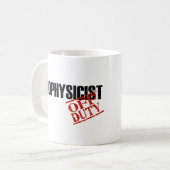 DIENSTFREIER GEOPHYSICIST KAFFEETASSE (Vorderseite Links)
