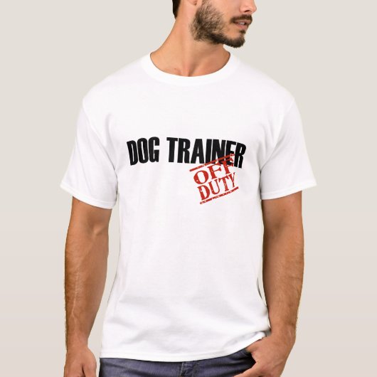 DIENSTFREIER HUNDEtrainer T-Shirt (Vorderseite)