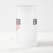 Dienstfreier Ingenieur Mattglas Bierglas (Mittel)