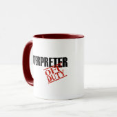 DIENSTFREIER INTERPRET TASSE (Vorderseite Links)