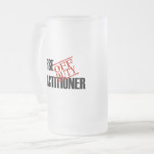 DIENSTFREIER KRANKENSCHWESTER-PRAKTIKER MATTGLAS BIERGLAS (Vorderseite Links)