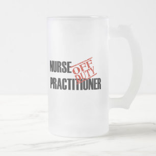 DIENSTFREIER KRANKENSCHWESTER-PRAKTIKER MATTGLAS BIERGLAS