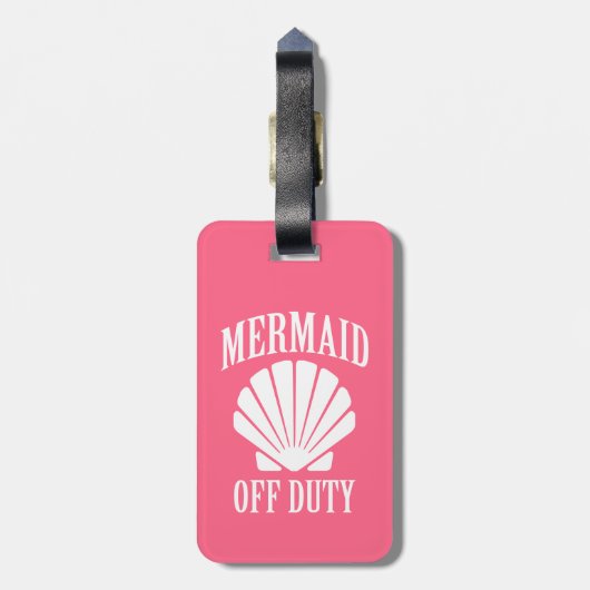 Dienstfreier lustiger Gepäckanhänger der (Rückseite vertikal)