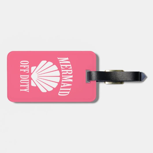 Dienstfreier lustiger Gepäckanhänger der (Rückseite horizontal)