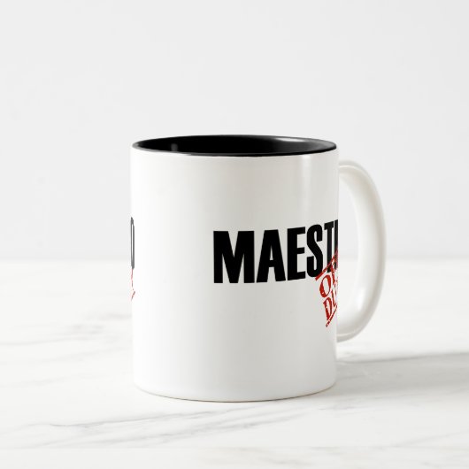 DIENSTFREIER MAESTRO ZWEIFARBIGE TASSE (VorderseiteRechts)