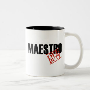 DIENSTFREIER MAESTRO ZWEIFARBIGE TASSE