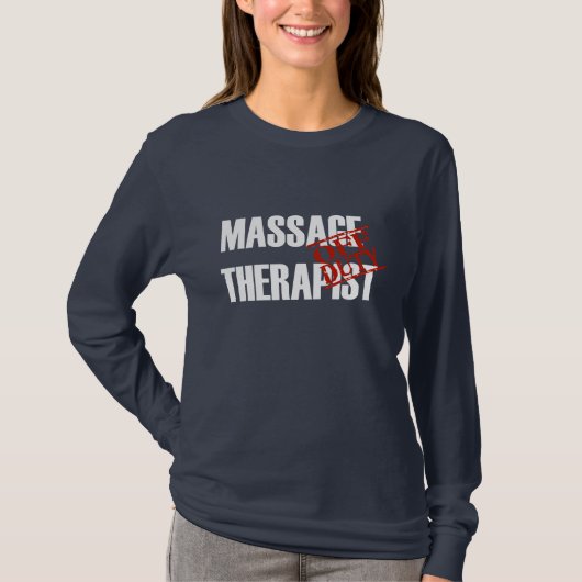 DIENSTFREIER MASSAGE-THERAPEUT T-Shirt (Vorderseite)