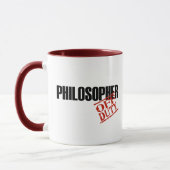 DIENSTFREIER Philosoph Tasse (Links)