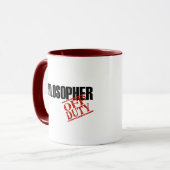 DIENSTFREIER Philosoph Tasse (Vorderseite Links)