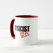 DIENSTFREIER Physiker Tasse (Vorderseite Links)