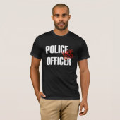 DIENSTFREIER Polizeibeamte T-Shirt (Vorne ganz)