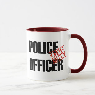 DIENSTFREIER Polizeibeamte Tasse