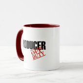 Dienstfreier Produzent Tasse (Vorderseite Links)