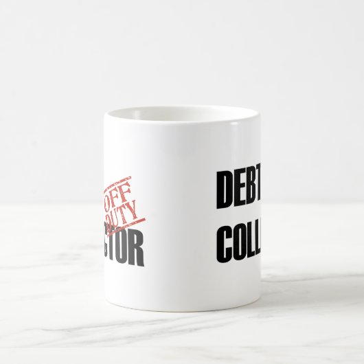 DIENSTFREIER SCHULDEN-KOLLEKTOR KAFFEETASSE (Mittel)