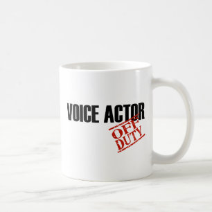 DIENSTFREIER SPRACHschauspieler Kaffeetasse