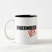 DIENSTFREIER VERSICHERER ZWEIFARBIGE TASSE (Links)
