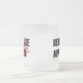 DIENSTFREIER WIRKLICHER ANWESEN-ABSCHÄTZER MATTGLASTASSE (Mittel)