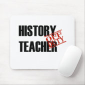 DIENSTFREIES GESCHICHTSlehrer-LICHT Mousepad (Mit Mouse)