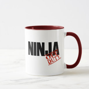 Dienstfreies Ninja Tasse