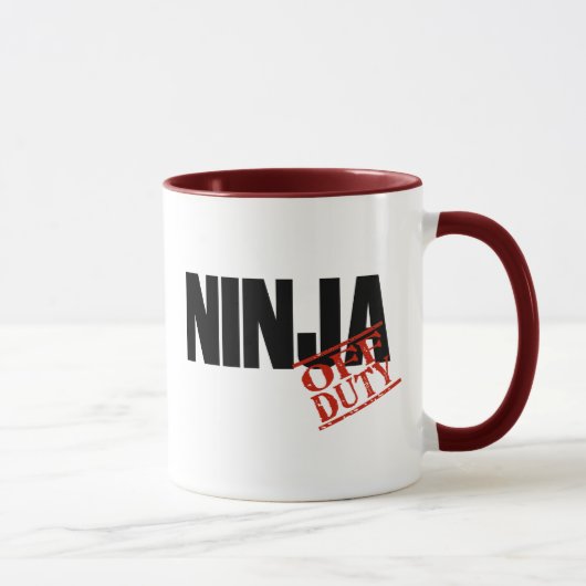 Dienstfreies Ninja Tasse (Rechts)