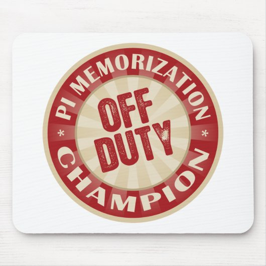 Dienstfreies PU-Memorieren Mousepad (Vorne)