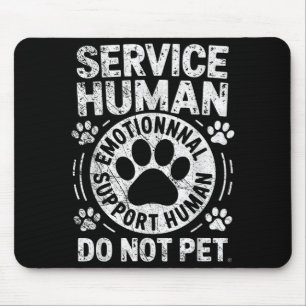 Diensthund Mensch Nicht Streicheln Lustiger Rettun Mousepad
