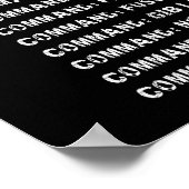 Diensthund Schutzhund Deutsche Ausbildungskommando Poster (Ecke)