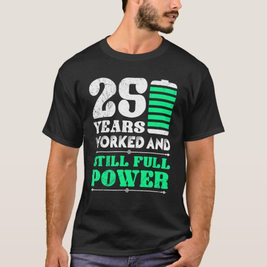 Dienstjubiläum 25 Jahre Zusammenarbeit 2 T-Shirt (Vorderseite)