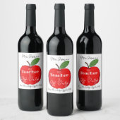 Dienstlehrer Weinetikett (Flaschen)