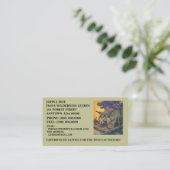 DIENSTLEISTEREN FÜR BETRIEBSAUSRÜSTUNGEN ~ VISITENKARTE (Stehend Vorderseite)