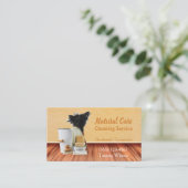 Dienstleistungen der Beruflichen Reinigung von Nat Visitenkarte (Stehend Vorderseite)