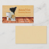 Dienstleistungen der Beruflichen Reinigung von Nat Visitenkarte (Vorne/Hinten)