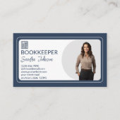 Dienstleistungen der Buchführung Visitenkarte (Vorderseite)