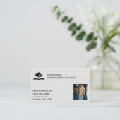 Dienstleistungen der Buchführung Visitenkarte (Stehend Vorderseite)