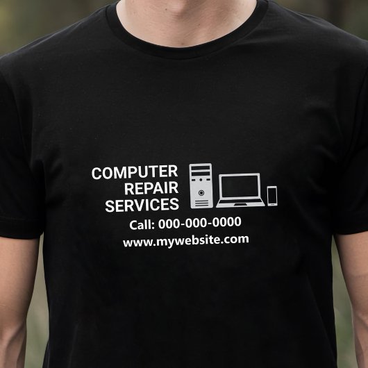 Dienstleistungen der Computerreparatur Tri-Blend Shirt