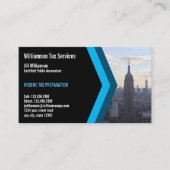 Dienstleistungen der Einkommensteuervorbereitung Visitenkarte (Vorderseite)